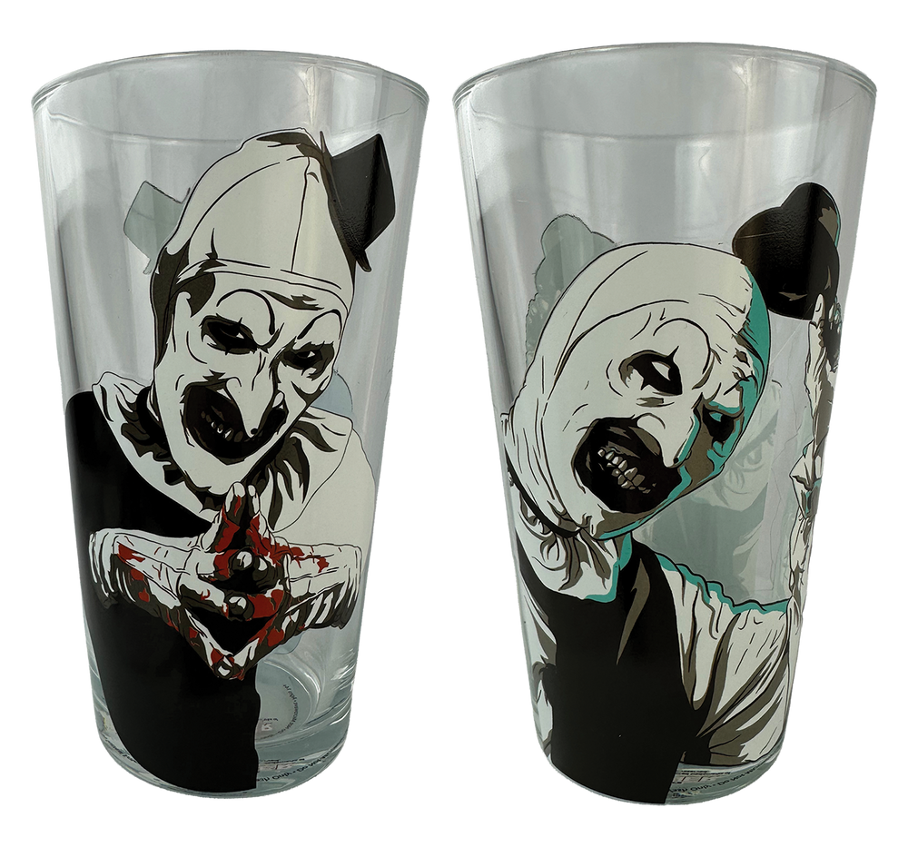 TERRIFIER - 2 Glass Pack 16oz / 500ml x 2