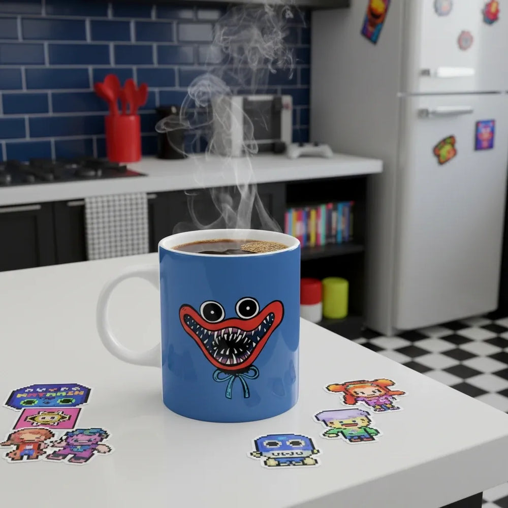 POPPY PLAYTIME Blue Huggy Wuggy 320ml Ceramic Mug