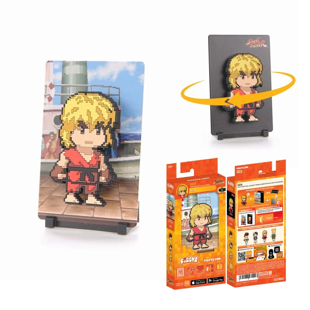 FIGGYZ Street Fighter Ken 11cm Collectible Pop Magnet