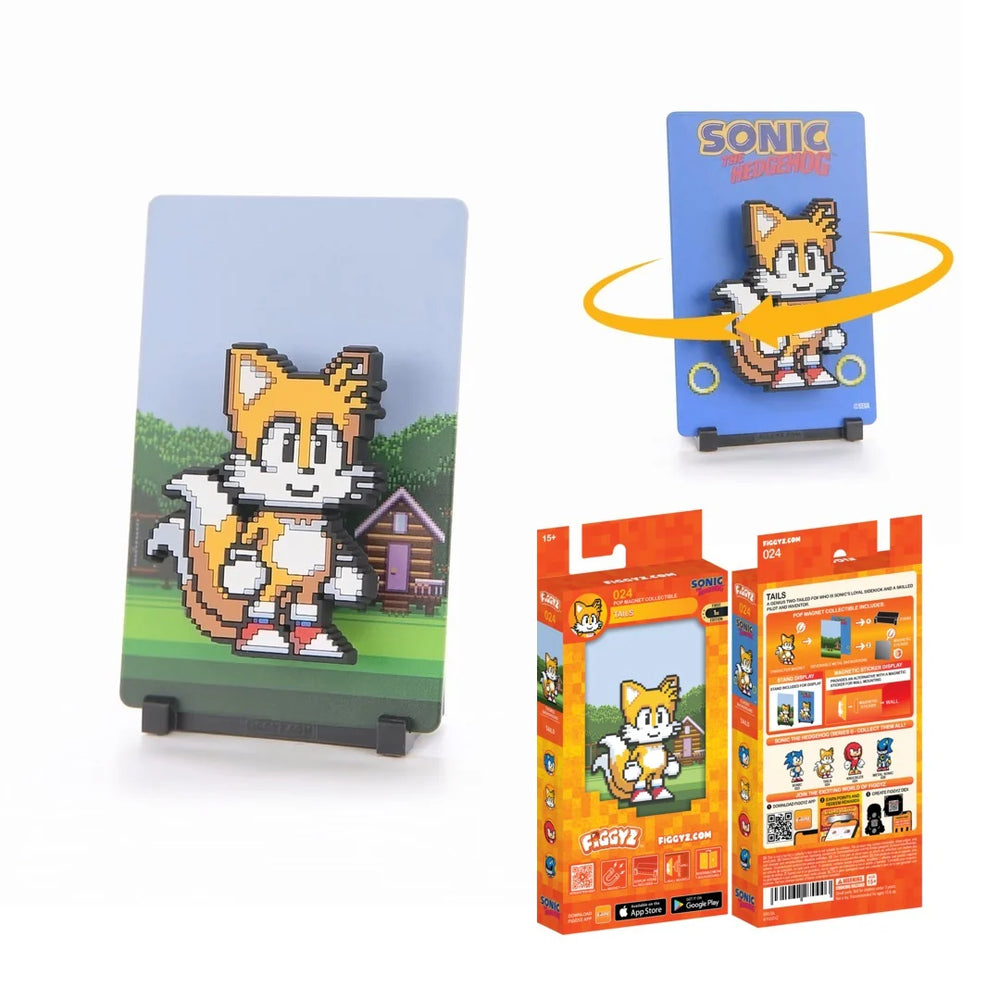 FIGGYZ Sonic the Hedgehog Tails 11cm Collectible Pop Magnet