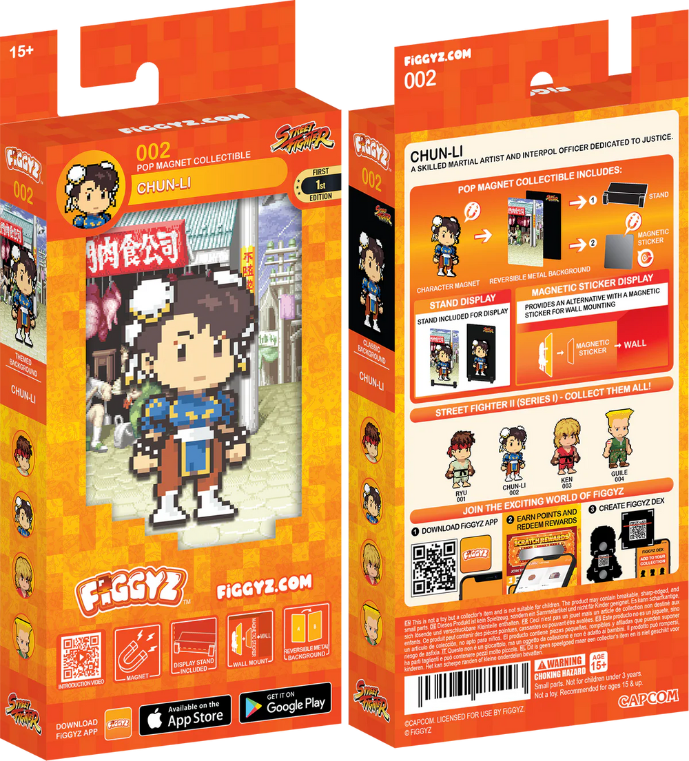 FIGGYZ Street Fighter Chun Li 11cm Collectible Pop Magnet