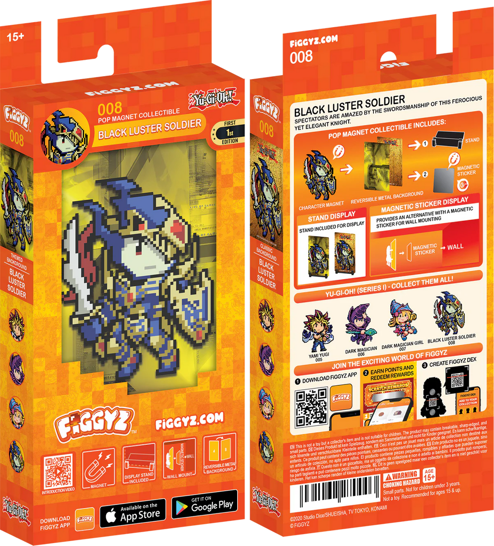 FiGGYZ Yu-Gi-Oh! Black Luster Soldier 11cm Collectible Pop Magnet
