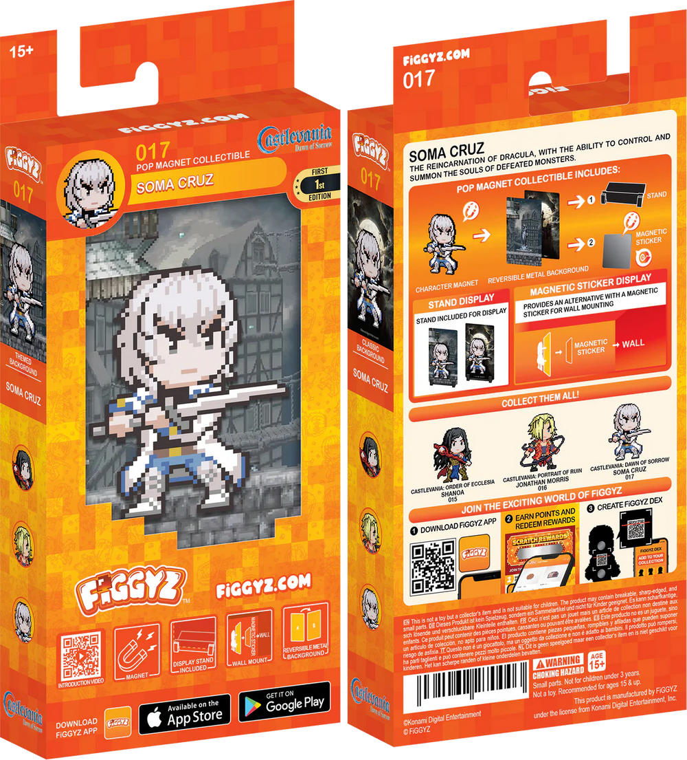 FiGGYZ Castlevania Soma Cruz 11cm Collectible Pop Magnet