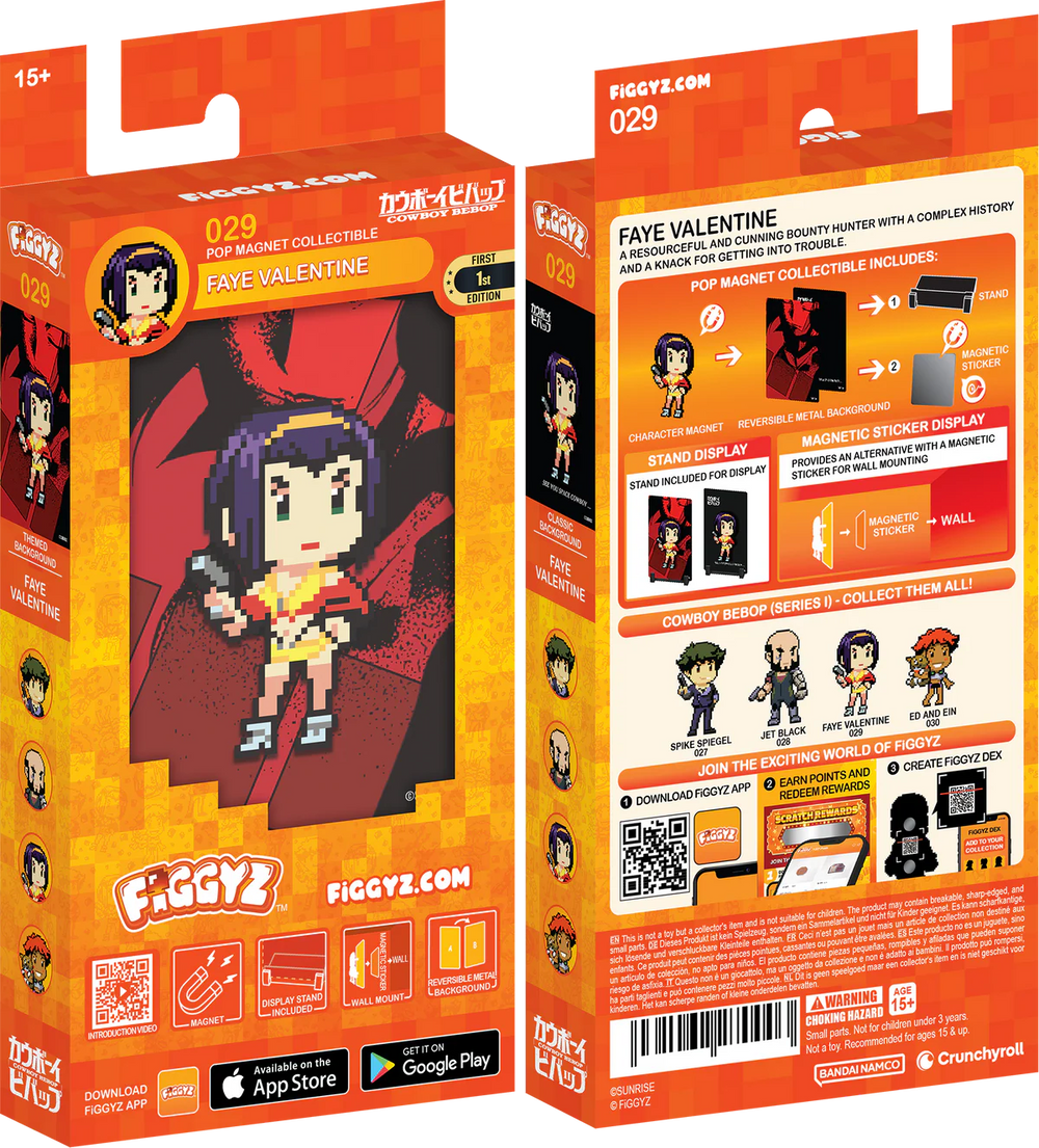 FiGGYZ Cowboy Bebop Faye Valentine 11cm Collectible Pop Magnet
