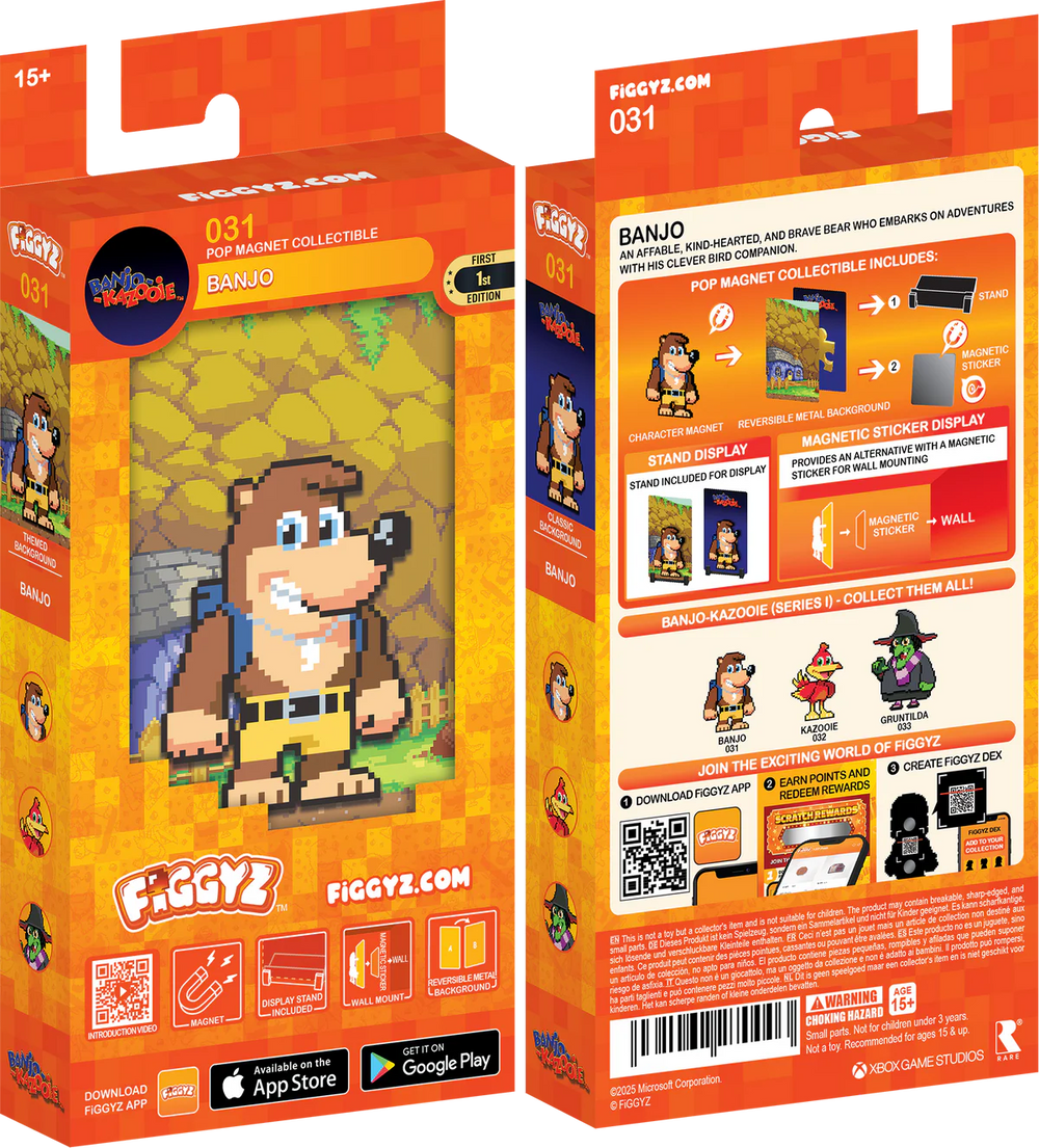 FiGGYZ Banjo-Kazooie Banjo 11cm Collectible Pop Magnet