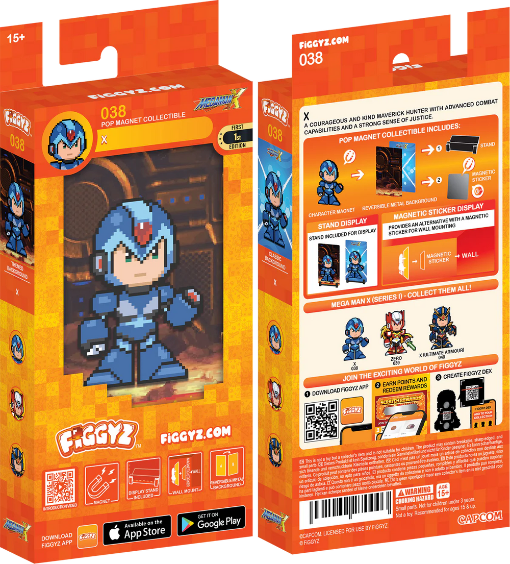 FIGGYZ Mega Man X 11cm Collectible Pop Magnet