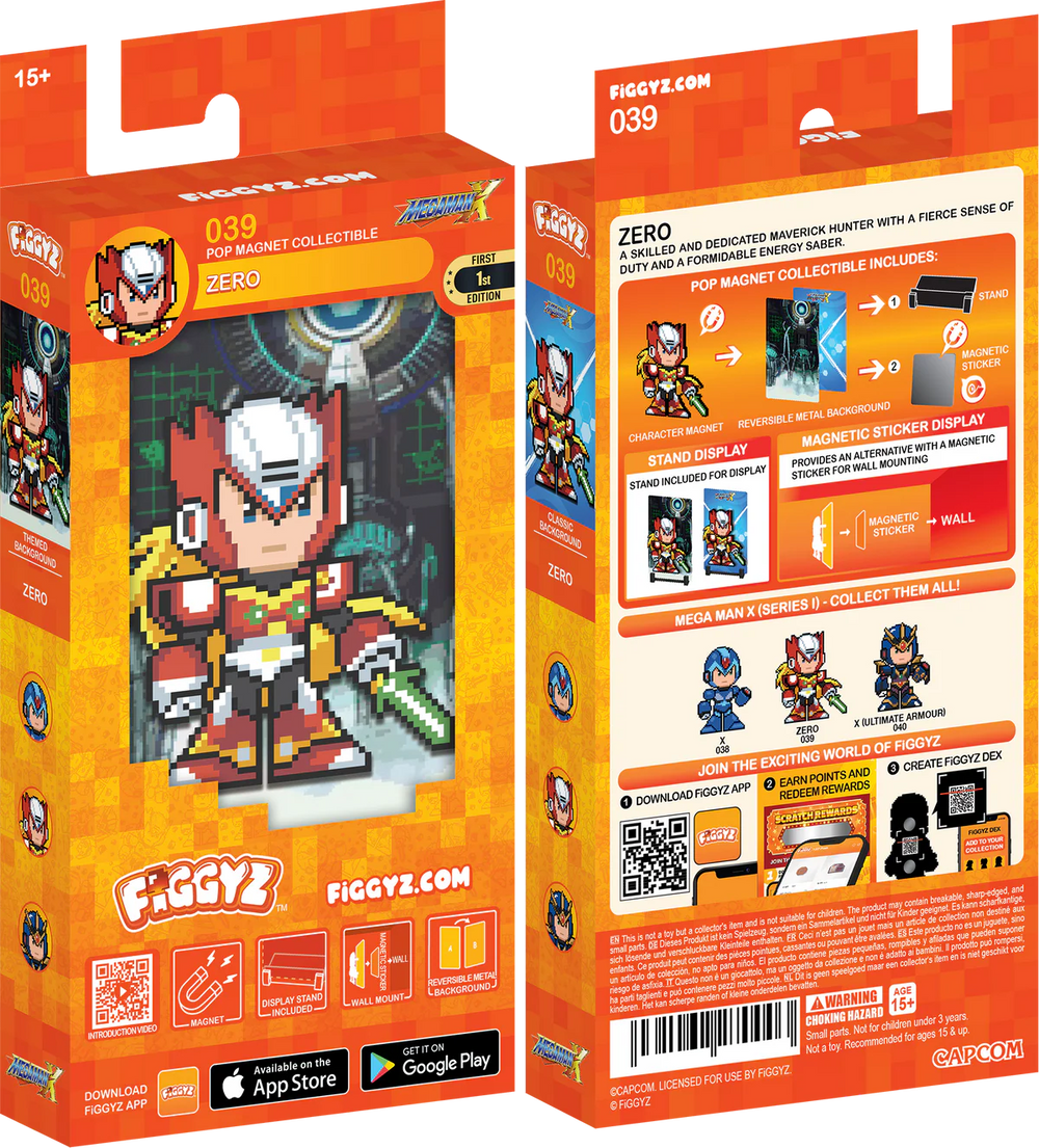 FiGGYZ Mega Man Zero 11cm Collectible Pop Magnet