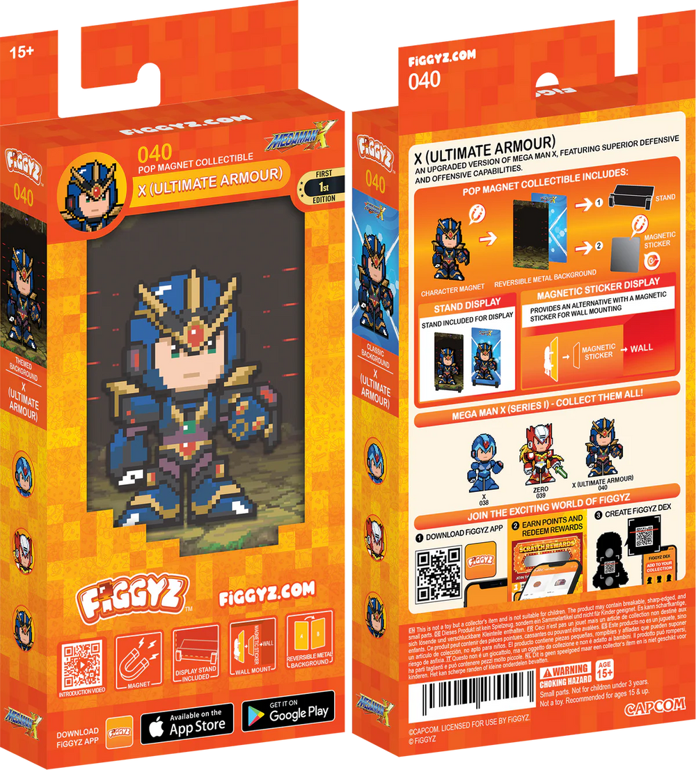 FiGGYZ Mega Man X Ultimate Armour 11cm Collectible Pop Magnet
