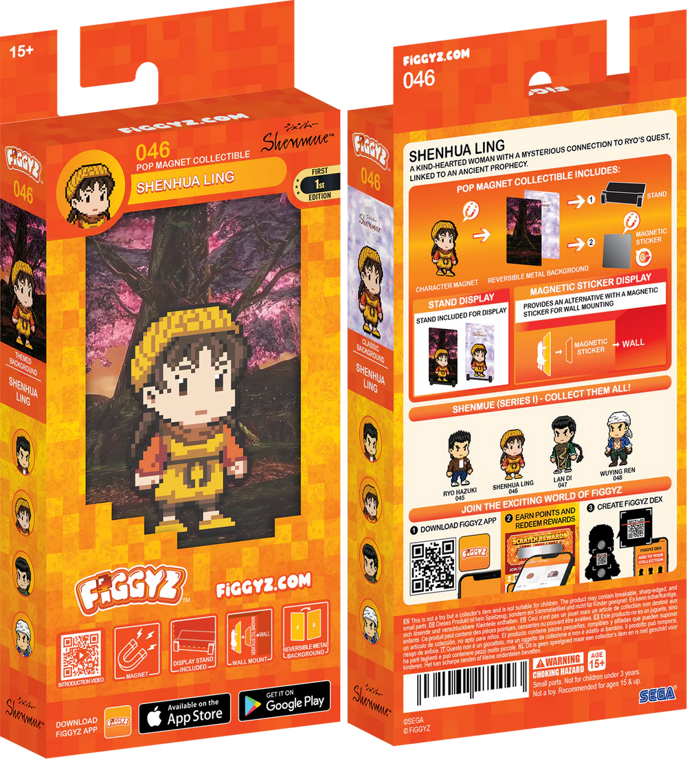 FiGGYZ Shenmue Shenhua Ling 11cm Collectible Pop Magnet