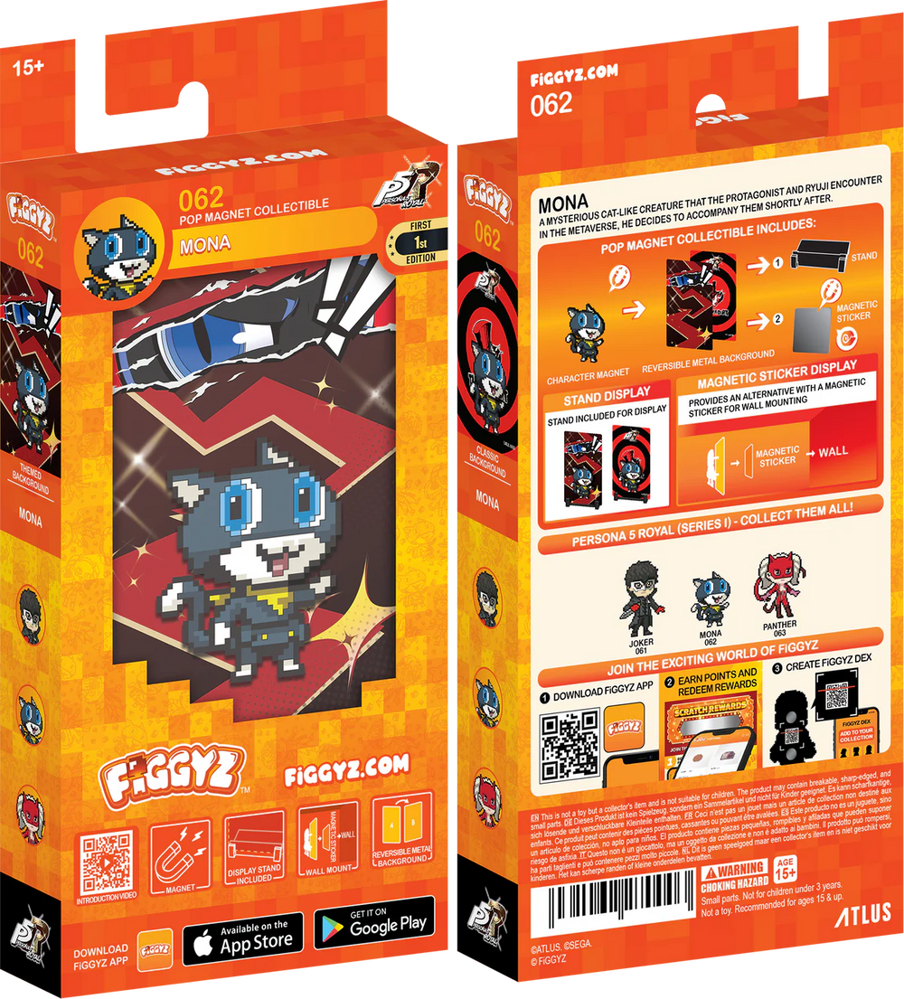 FiGGYZ Persona 5 Mona 11cm Collectible Pop Magnet