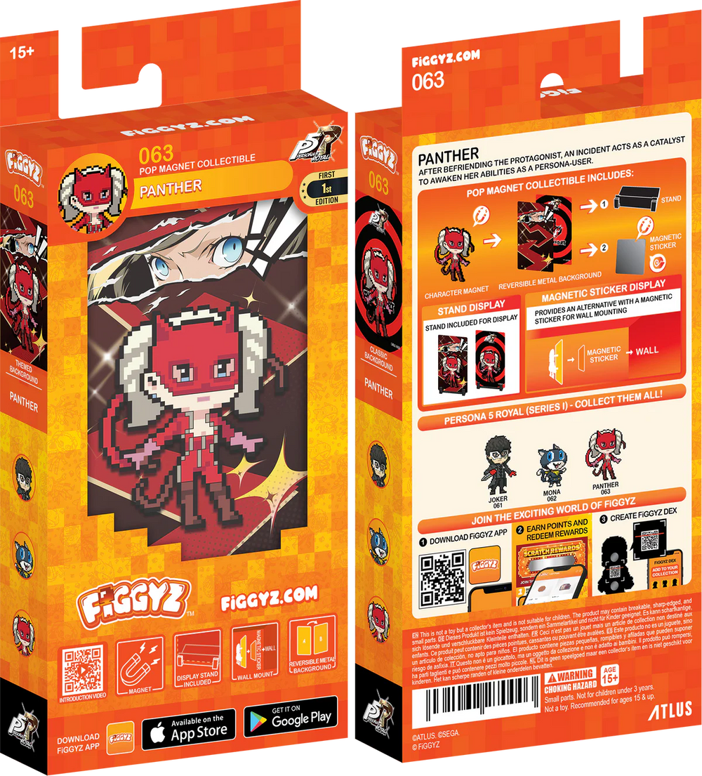 FiGGYZ Persona 5 Panther 11cm Collectible Pop Magnet