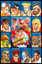 GB Posters Streetfighter II Characters 61 x 91.5cm Maxi Poster