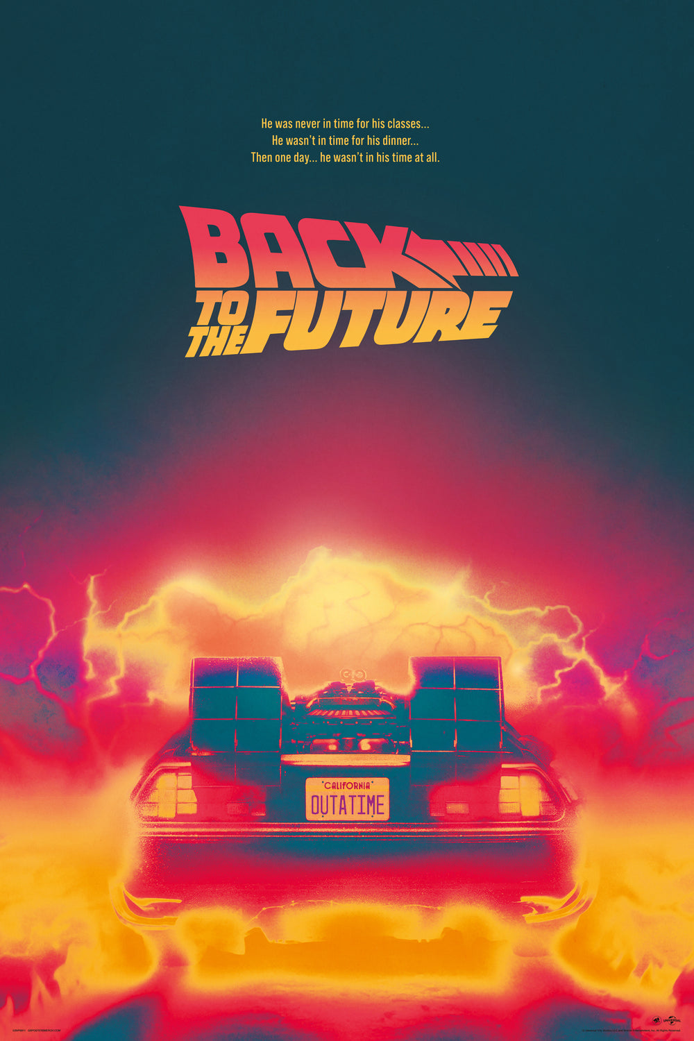 GB Posters Back to the Future Delorean 61 x 91.5cm Maxi Poster