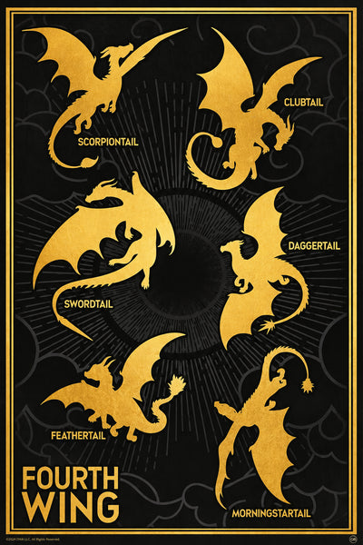 GB eye Fourth Wing Dragons 61 x 91.5cm Maxi Poster