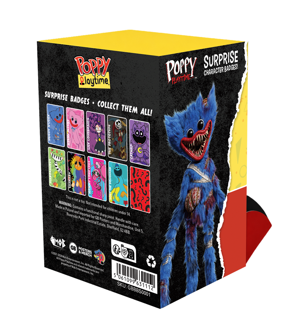 POPPY PLAYTIME Character Set 1 Blind Badge