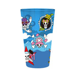 ABYstyle One Piece Skulls Blue 400ml Glass