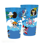 ABYstyle One Piece Skulls Blue 400ml Glass