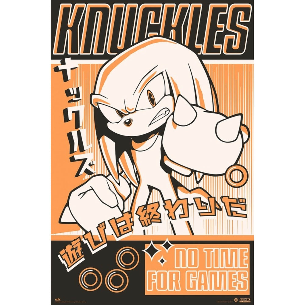 Erik Sonic The Hedgehog Knuckles 61 x 91.5cm Maxi Poster