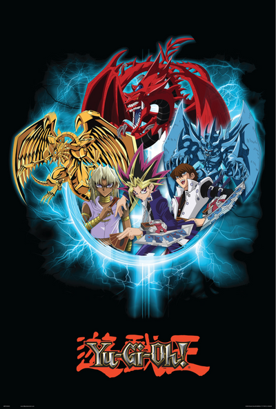 GB Posters Yu-Gi-Oh! Key Characters Blue 61 x 91.5cm Maxi Poster