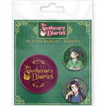 ABYstyle The Apothecary Diaries Mao Mao, Jinshi & Logo Badge Pack