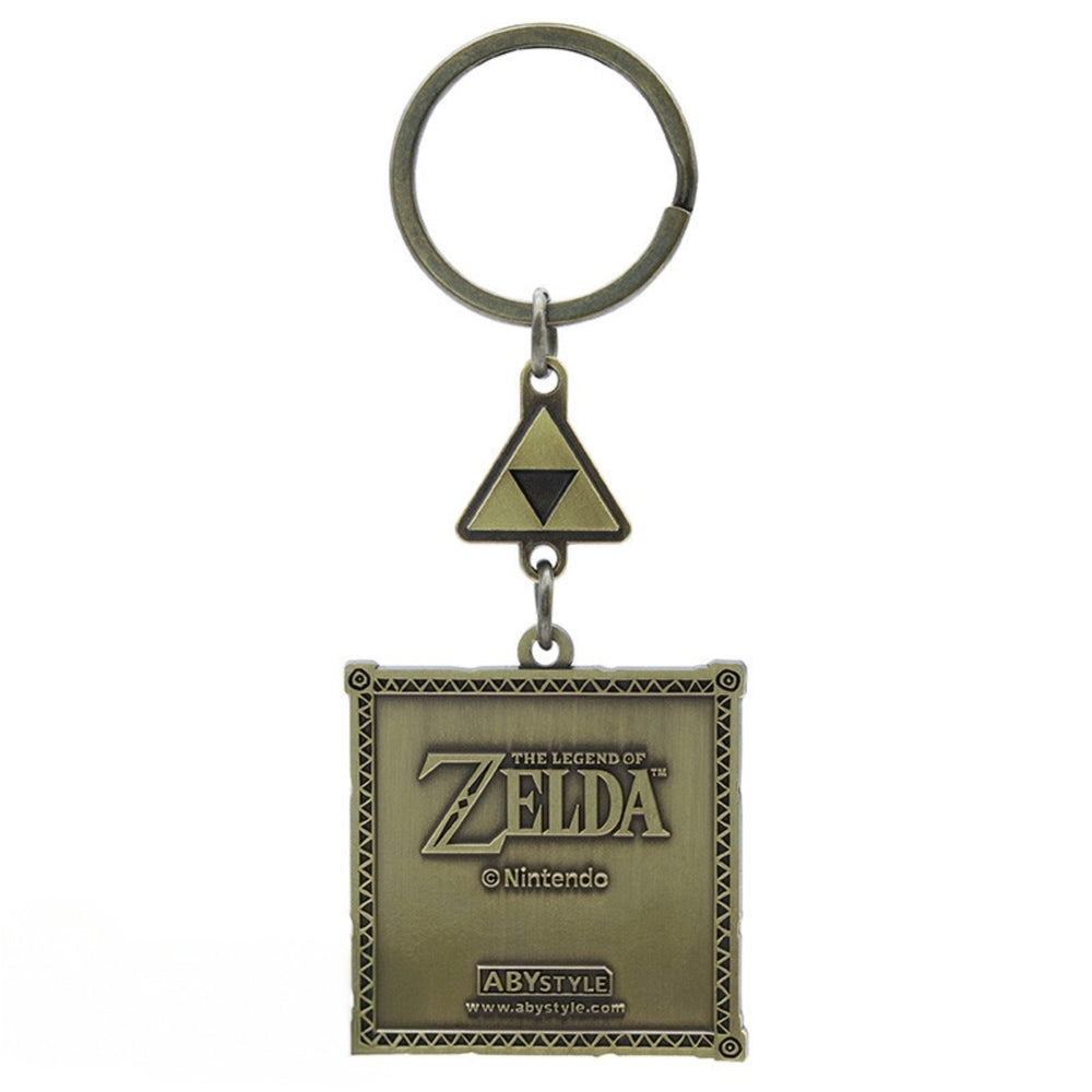 ABYstyle The Legend of Zelda Link & Triforce Metal Keychain