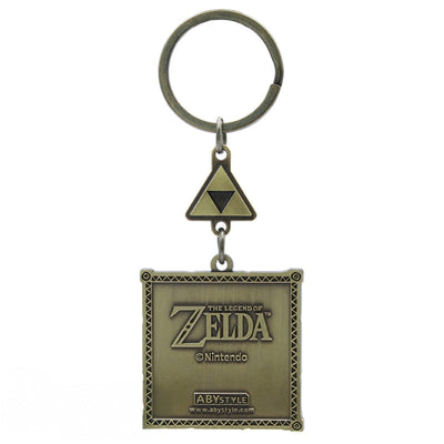 ABYstyle The Legend of Zelda Link & Triforce Metal Keychain