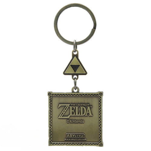 ABYstyle The Legend of Zelda Link & Triforce Metal Keychain