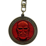 ABYstyle Attack on Titan Colossal Titan Medallion Metal Keychain