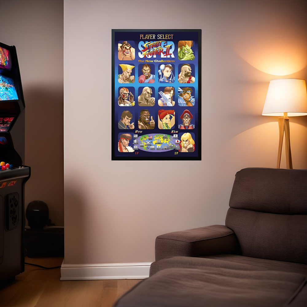 Erik Street Fighter II New Challengers 61 x 91.5cm Maxi Poster