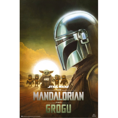 Erik Star Wars The Mandalorian & Grogu Din Djarin 61 x 91.5cm Maxi Poster