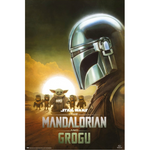 Erik Star Wars The Mandalorian & Grogu Din Djarin 61 x 91.5cm Maxi Poster