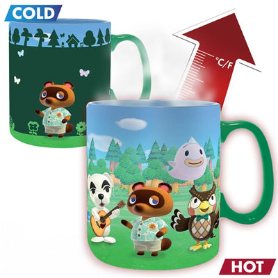 ABYstyle ANIMAL CROSSING Island Welcome 460ml Heat Change Mug