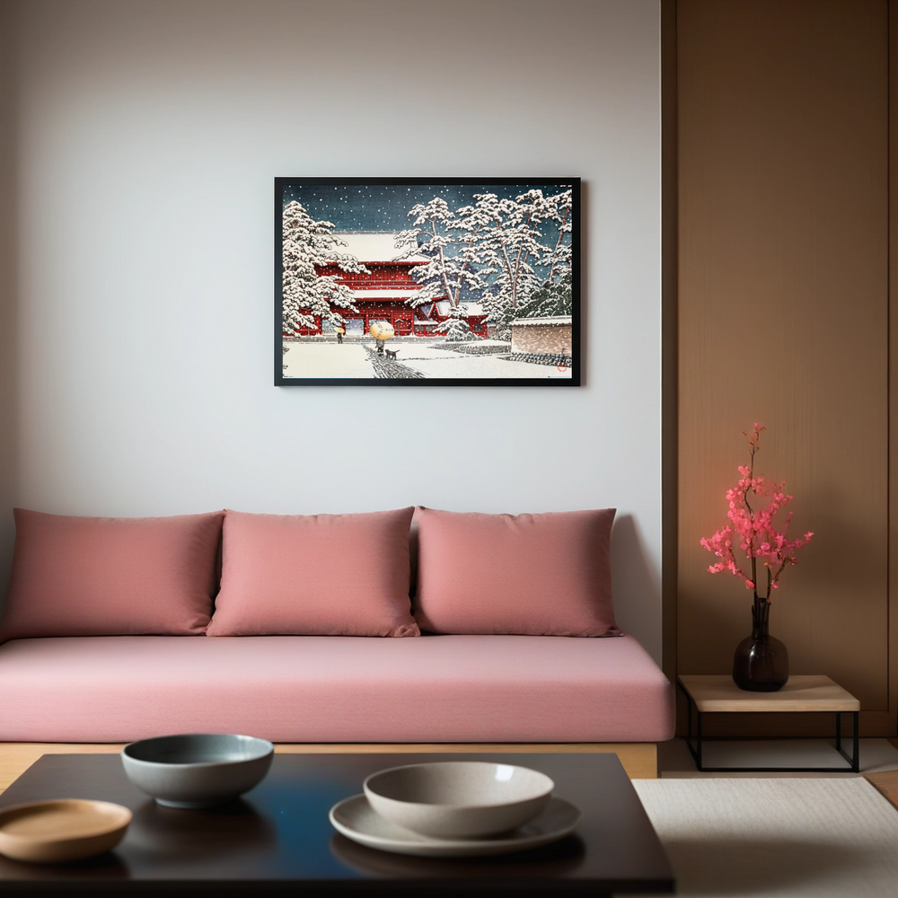 GB eye Kawaze Zojo Temple in the Snow   61 x 91.5cm Maxi Poster