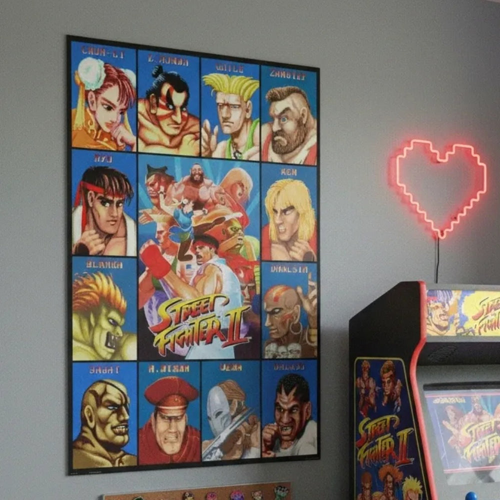 GB Posters Streetfighter II Characters 61 x 91.5cm Maxi Poster