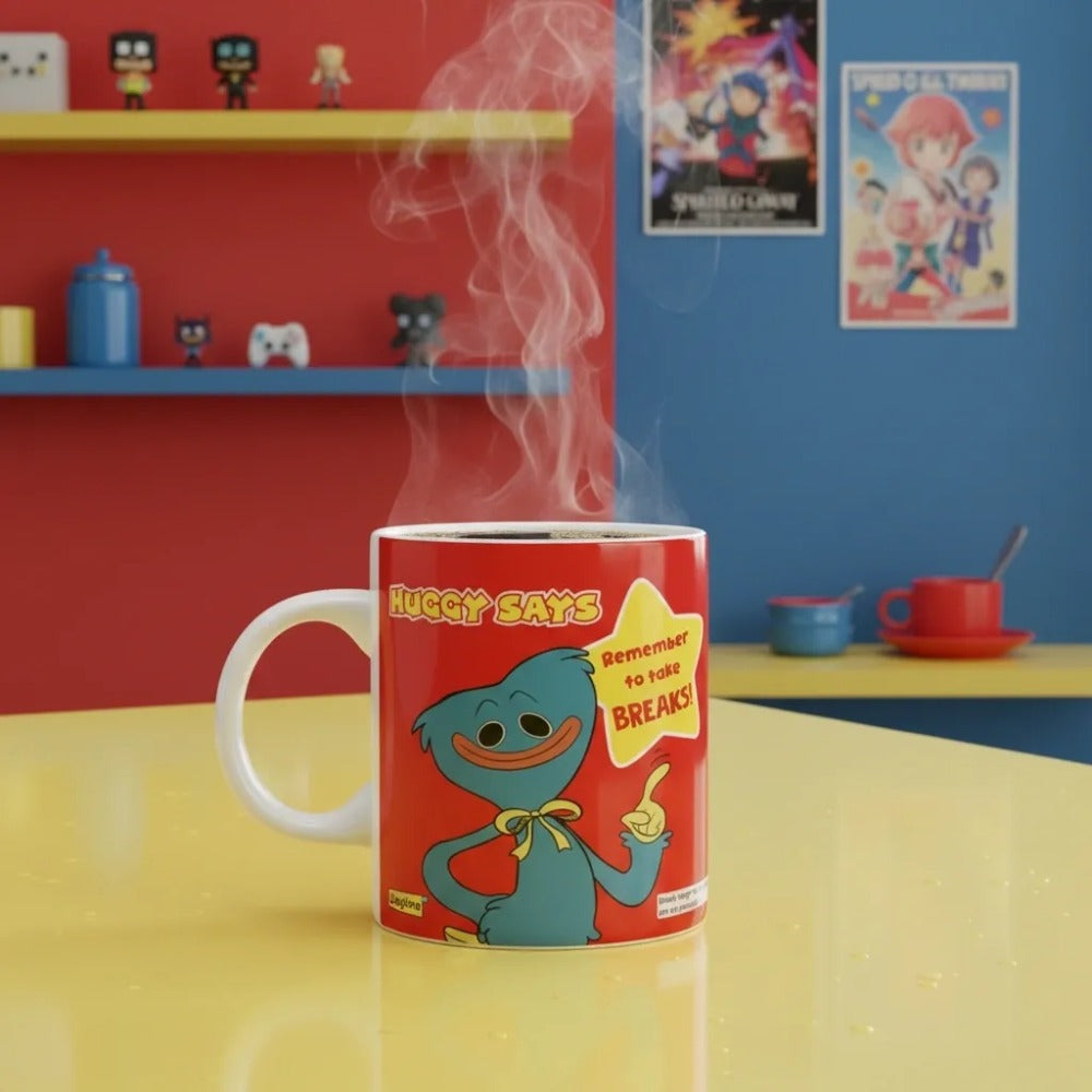 POPPY PLAYTIME Take Breaks Red 320ml Ceramic Mug