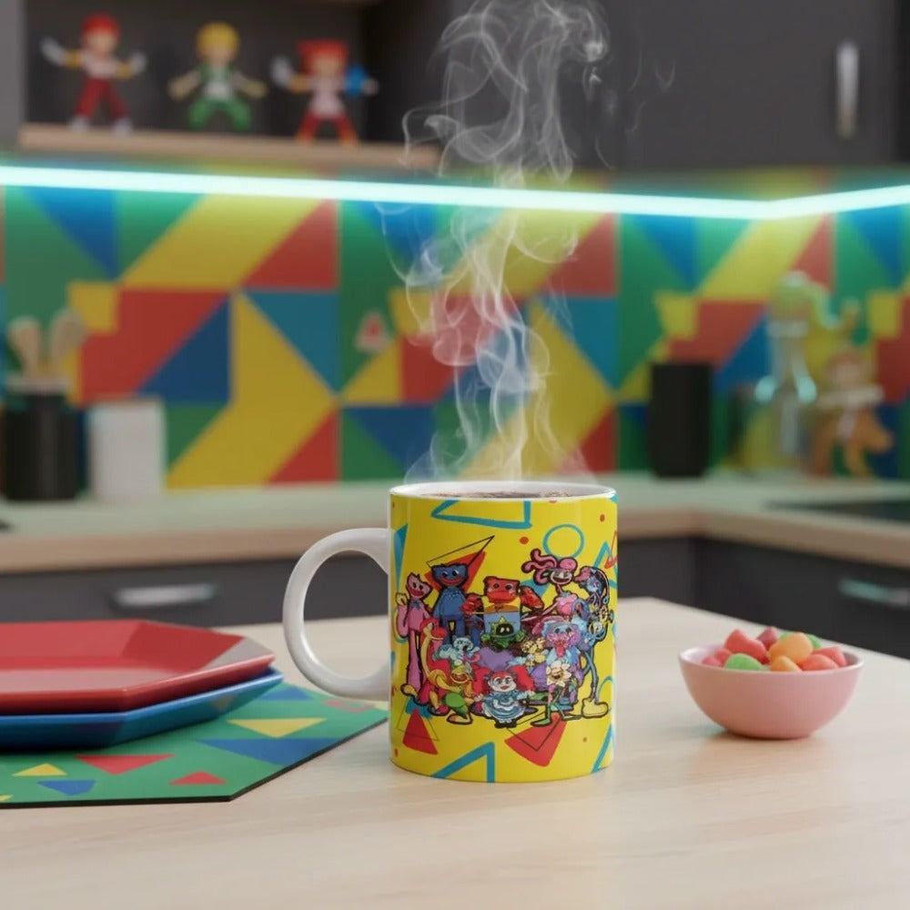POPPY PLAYTIME Yellow Playtime Co 320ml Ceramic Mug