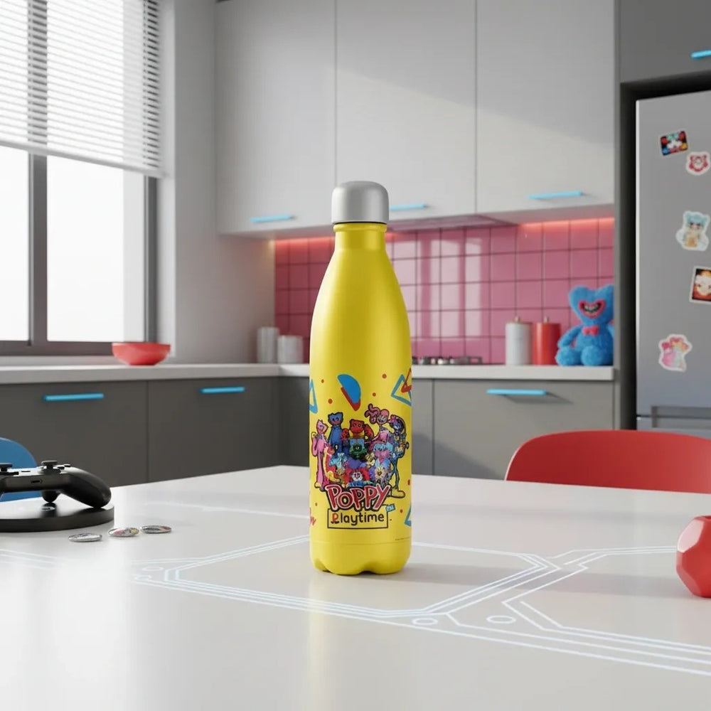 POPPY PLAYTIME Yellow Playtime Co 500ml Canteen Stainless Steel Bottle