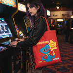 POPPY PLAYTIME Take Breaks Red Cotton Tote Bag