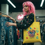POPPY PLAYTIME Yellow Playtime Co Cotton Tote Bag