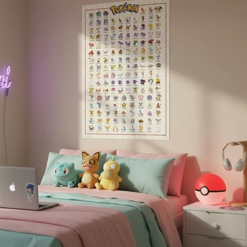 GB eye Pokémon Kanto 151 English 61 x 91.5cm Maxi Poster