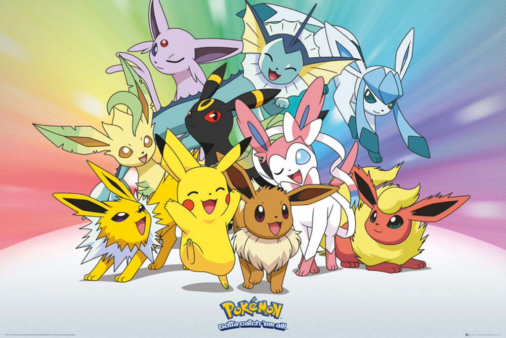 GB eye Pokémon Eevee 61 x 91.5cm Maxi Poster