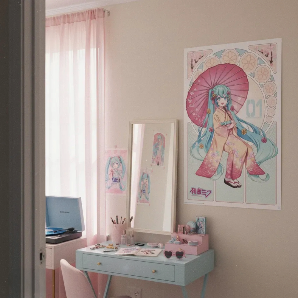 GB eye Hatsune Miku Sakura Kimono 61 x 91.5cm Maxi Poster