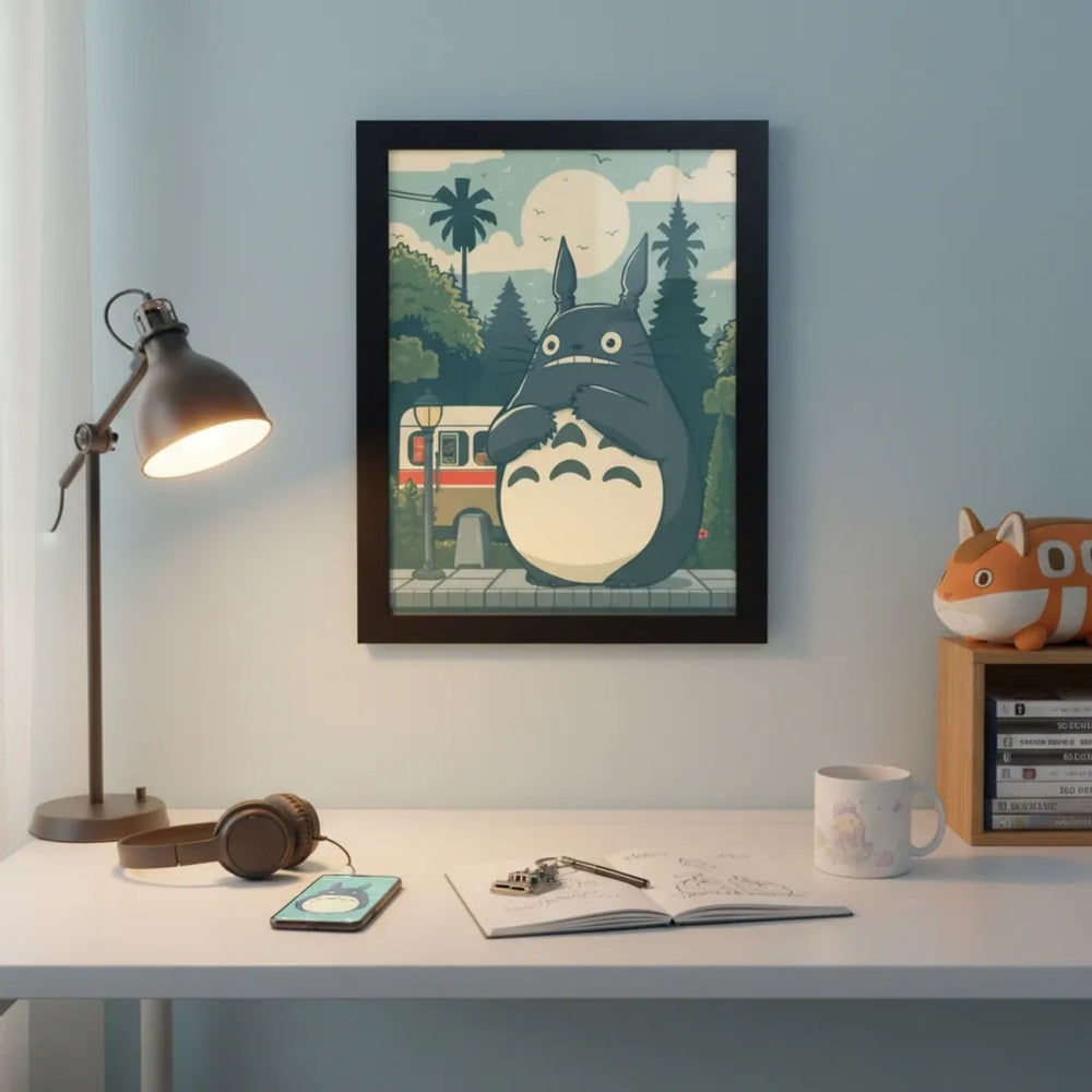 GB Posters Forest Monster 30 x 40cm Framed Collector Print