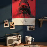 GB Posters Jaws Red 30 x 40cm Collector Print