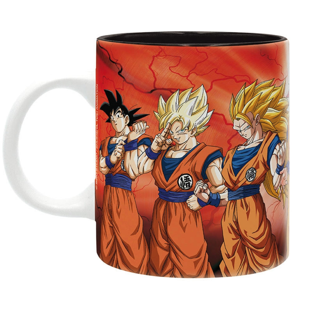 ABYstyle Dragon Ball Goku Transformations 320ml Ceramic Mug