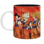 ABYstyle Dragon Ball Goku Transformations 320ml Ceramic Mug