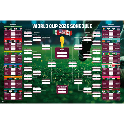 Erik World Cup 2026 Wall Chart 61 x 91.5cm Maxi Poster