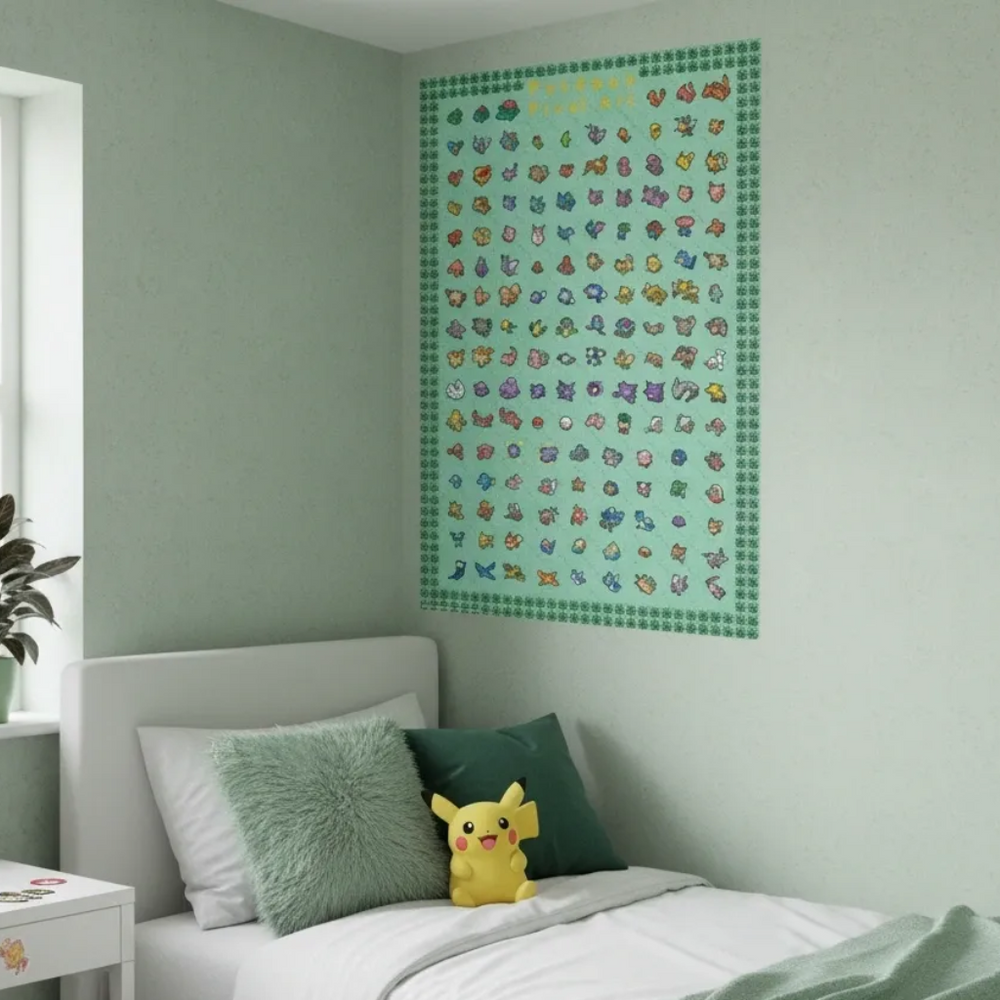 GB eye Pokémon Pixel Art 61 x 91.5cm Maxi Poster