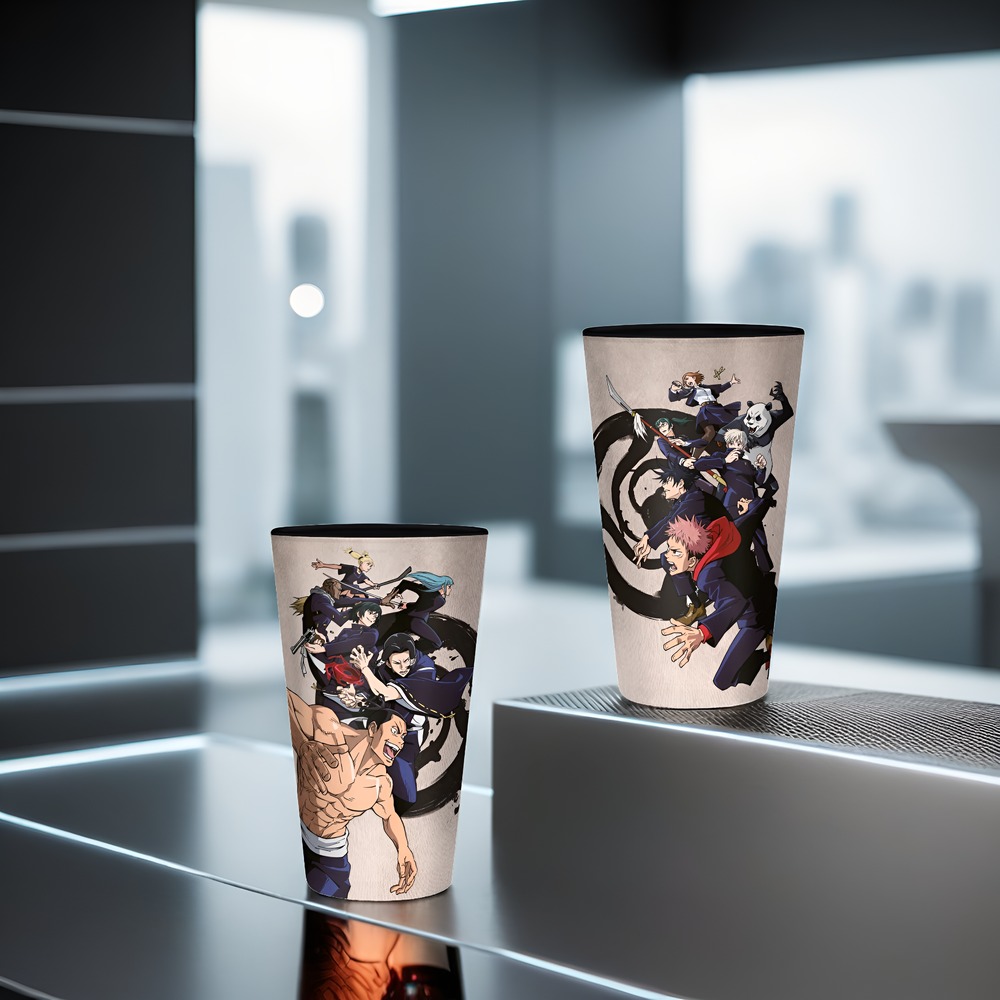 ABYstyle Jujutsu Kaisen Tokyo vs Kyoto 400ml Glass