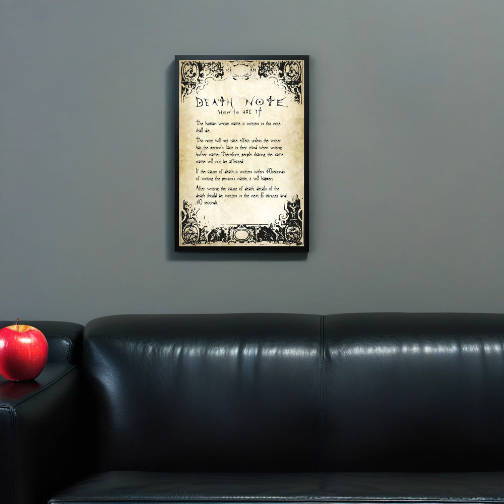 Death Note Rules 61 x 91.5cm (24 x 36 inches) Maxi Poster | GB eye – GB ...